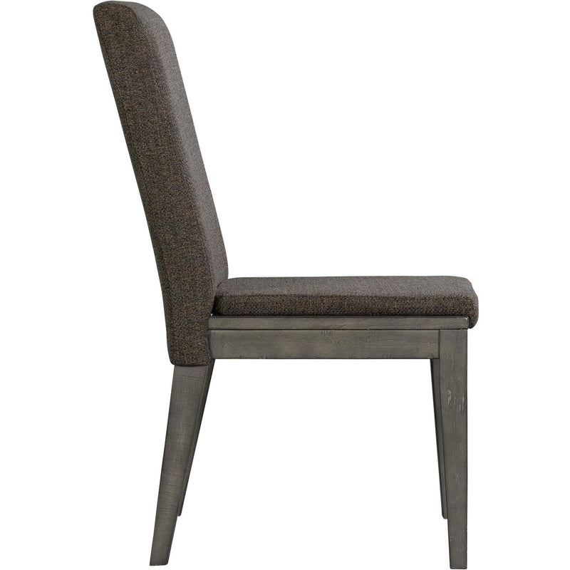  Elements International Cross Round Dining Side Chair IMAGE 3