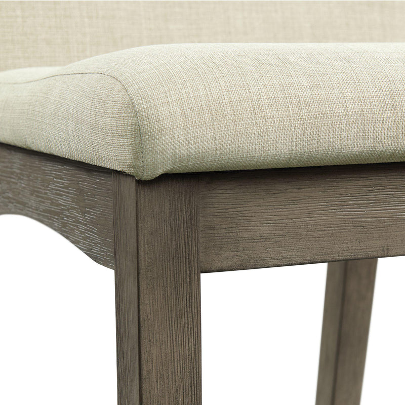  Elements International Dapper Counter Side Chair (Grey Finish) IMAGE 7