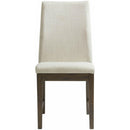  Elements International Dapper Dining Side Chair (Walnut Finish) IMAGE 2