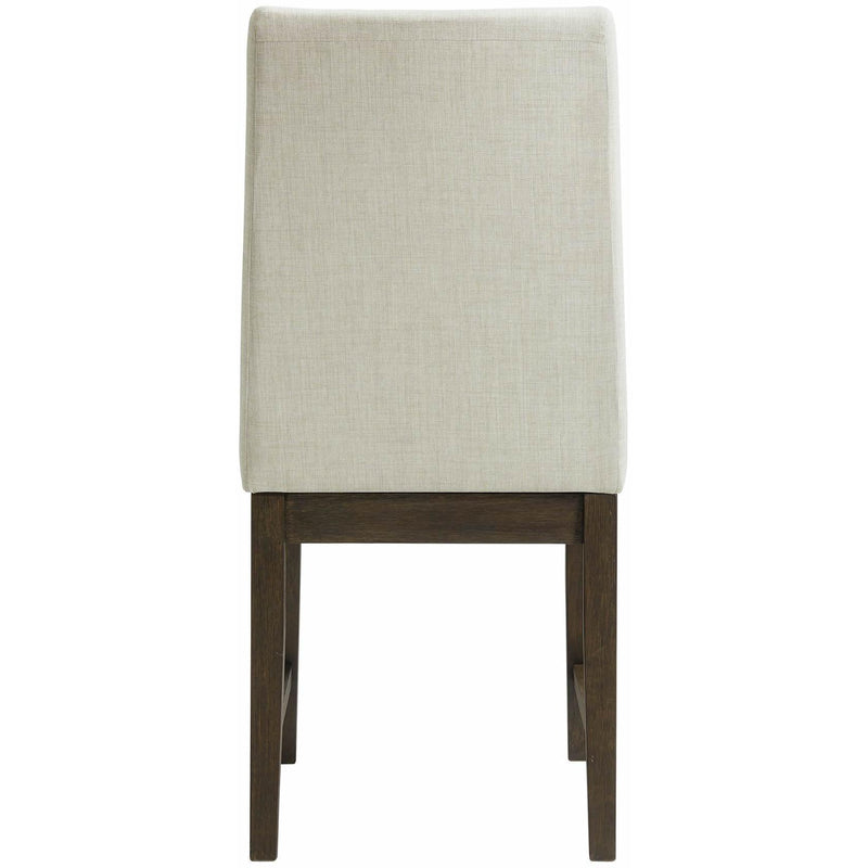  Elements International Dapper Dining Side Chair (Walnut Finish) IMAGE 3