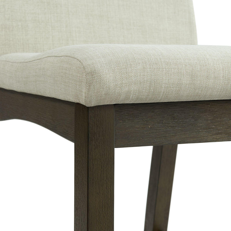  Elements International Dapper Dining Side Chair (Walnut Finish) IMAGE 5