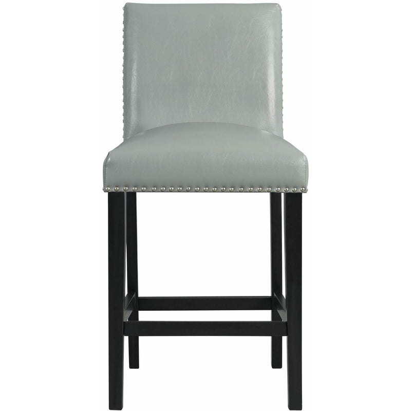  Elements International Meridian Counter Side Chair Grey IMAGE 2