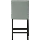  Elements International Meridian Counter Side Chair Grey IMAGE 3