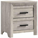  Elements International Ellen EL700NS Nightstand - White IMAGE 1