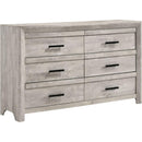  Elements International Ellen EL700DR Dresser - White IMAGE 1