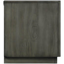  Elements International Elation Nightstand w/USB Grey IMAGE 3