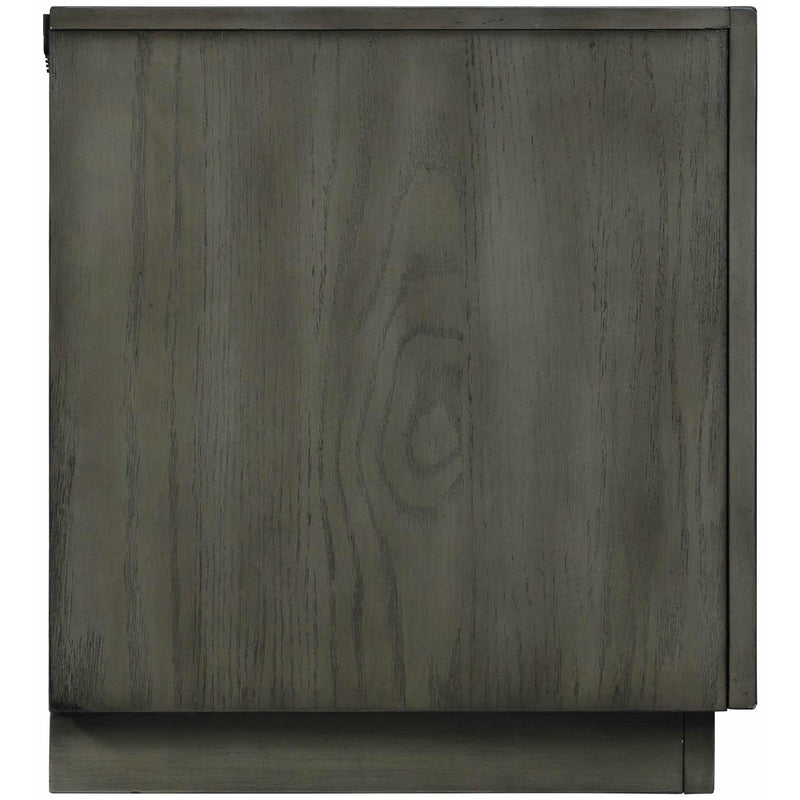  Elements International Elation Nightstand w/USB Grey IMAGE 3