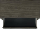  Elements International Elation Nightstand w/USB Grey IMAGE 4