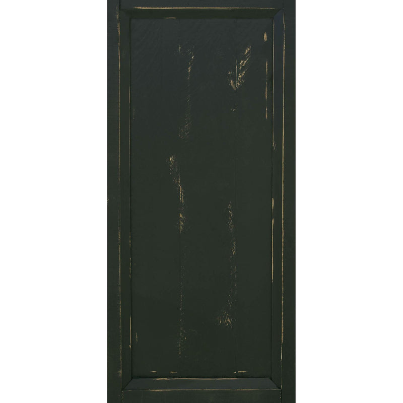  Elements International West Buffet with Two Doors & Wine Grid in Distressed Black IMAGE 10