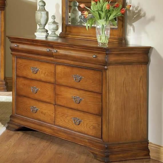  Elements International (B4850-10) Shenandoah- Dresser, 8 Drawers- Classic Oak IMAGE 1