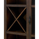  Elements International Industrial Chocolate / Brown finish Tall Curio IMAGE 5