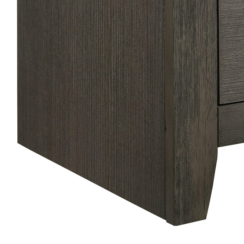  Elements International Malika Nightstand w/USB Grey IMAGE 5