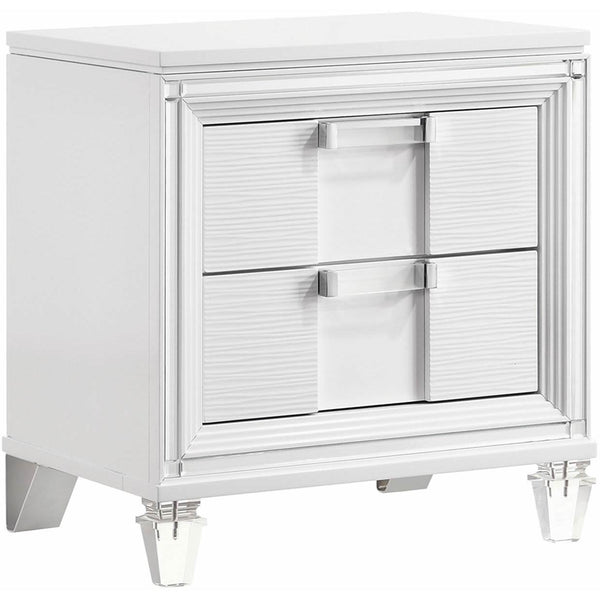  Elements International Twenty Nine Youth Nightstand White IMAGE 1