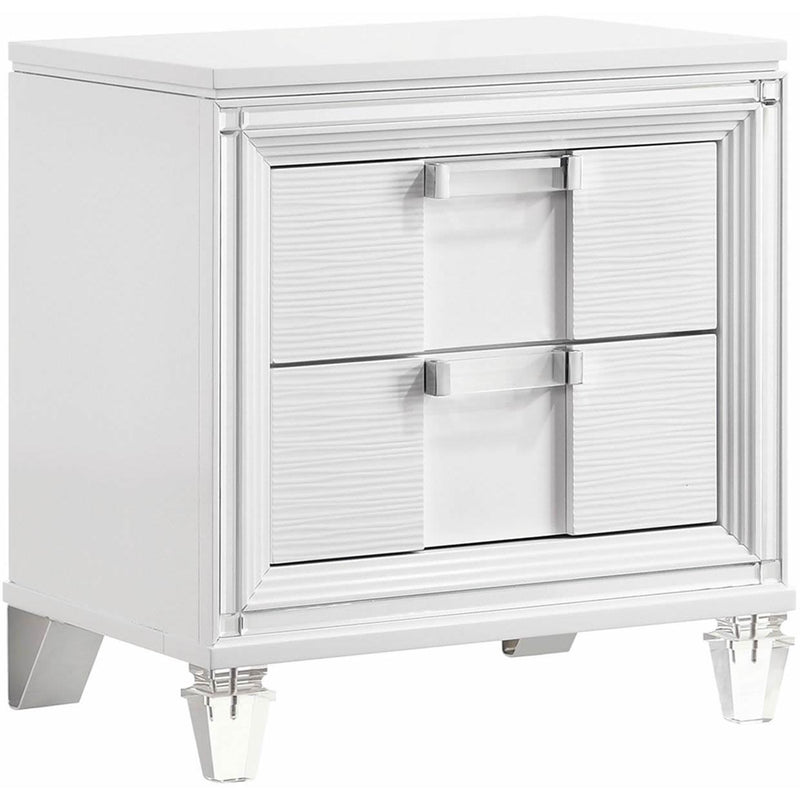  Elements International Twenty Nine Youth Nightstand White IMAGE 1