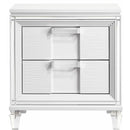  Elements International Twenty Nine Youth Nightstand White IMAGE 2