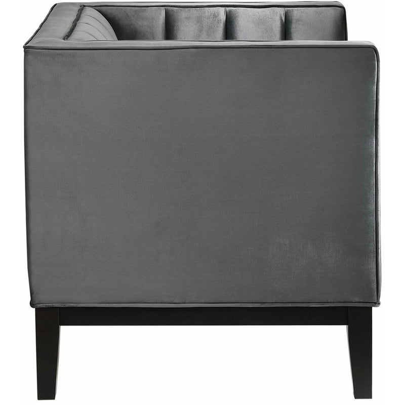  Elements International Calais Chair In Marine Light Grey IMAGE 3