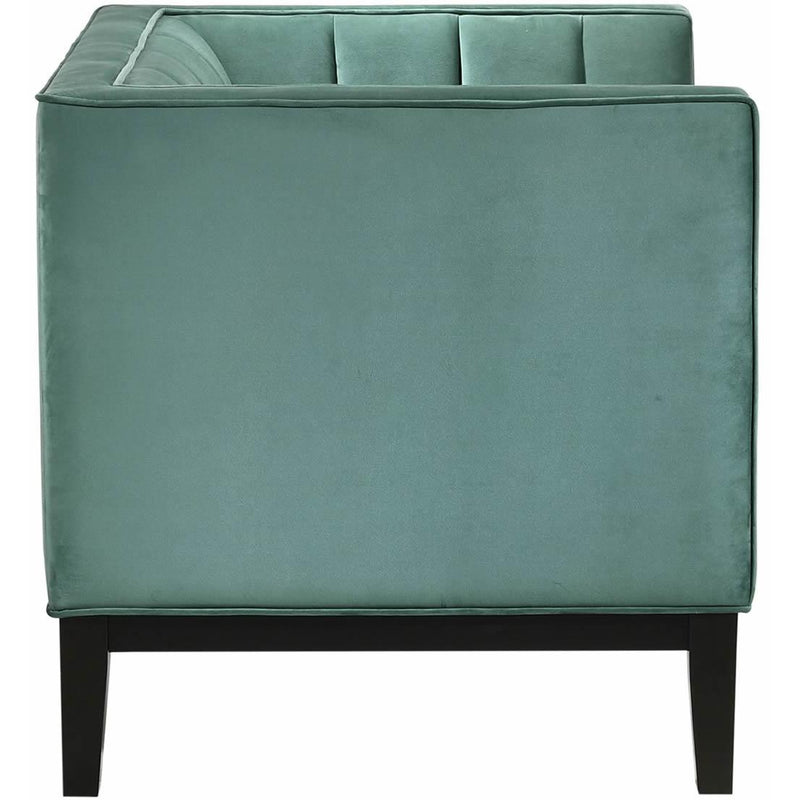  Elements International Calais Chair In Marine Green IMAGE 3