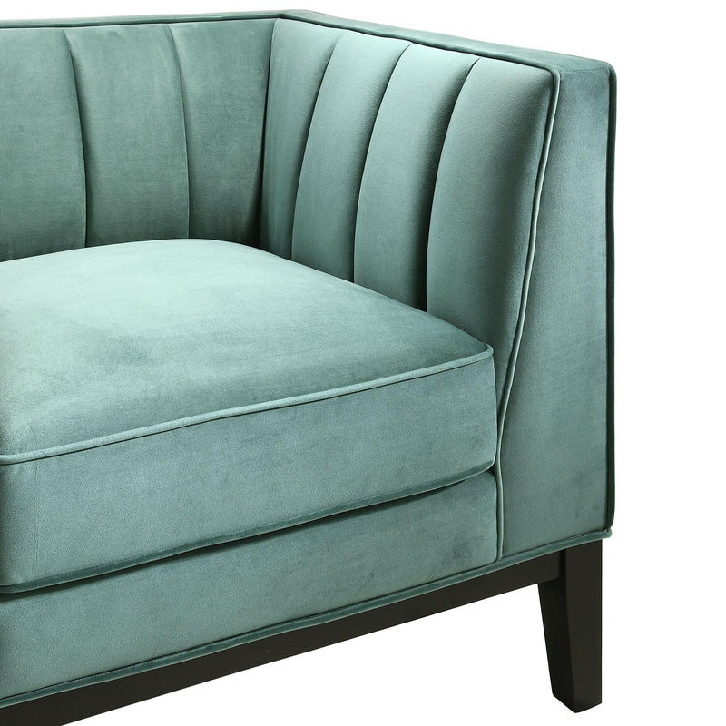  Elements International Calais Chair In Marine Green IMAGE 4