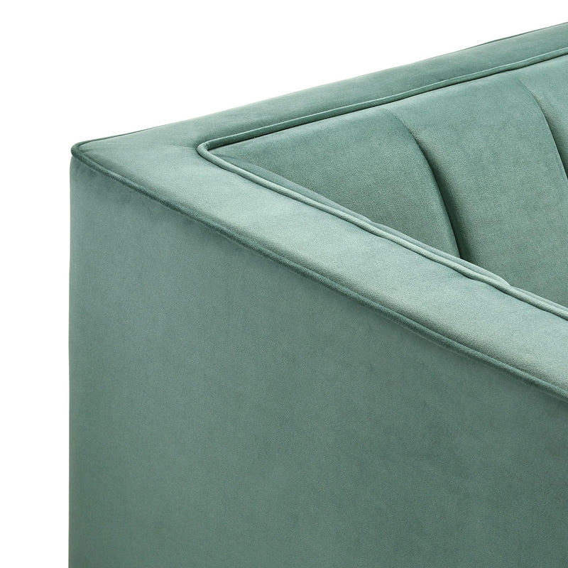  Elements International Calais Chair In Marine Green IMAGE 6