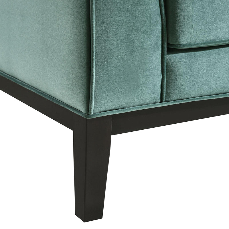  Elements International Calais Chair In Marine Green IMAGE 7
