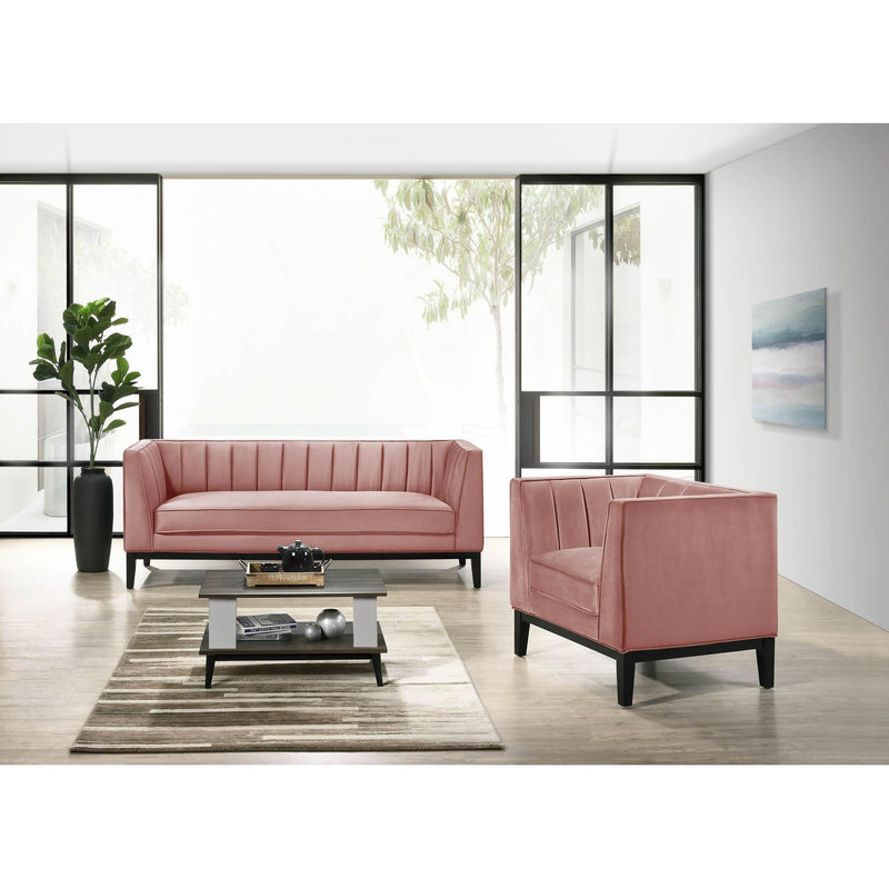  Elements International Calais Chair In Marine Rose IMAGE 8