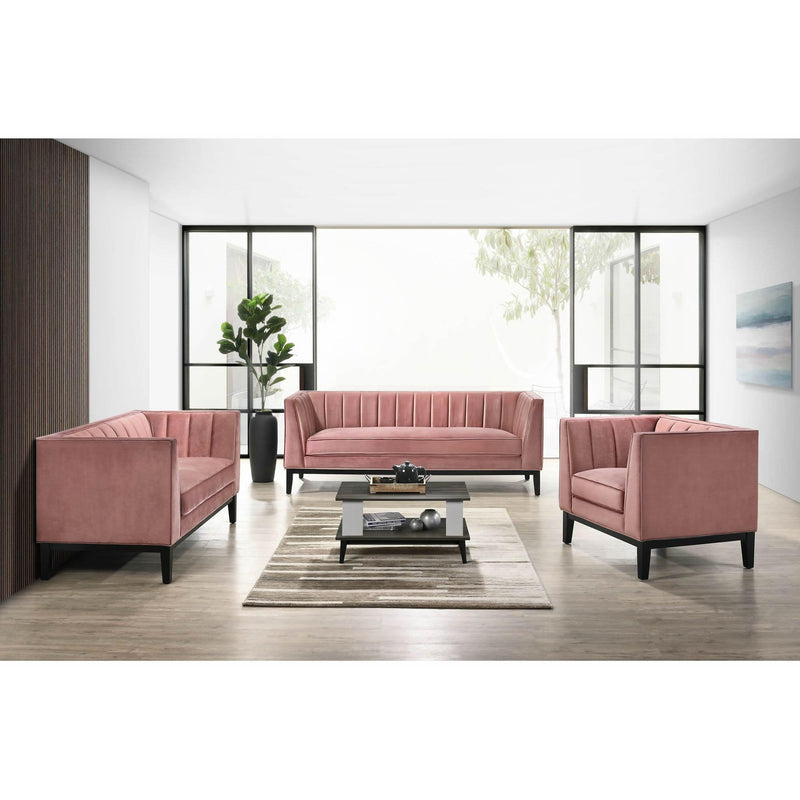  Elements International Calais Chair In Marine Rose IMAGE 9