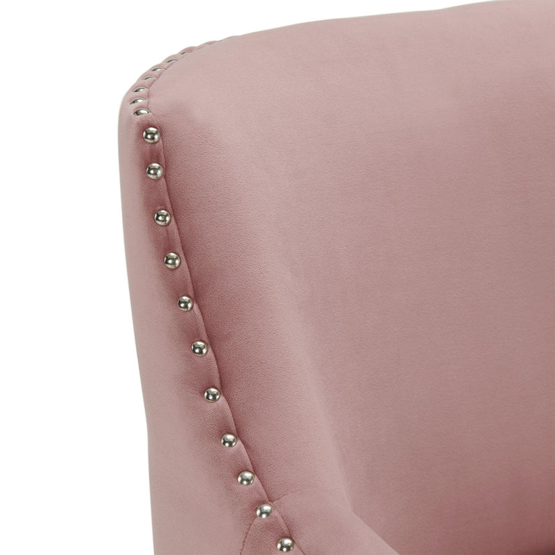  Elements International Dinah 1539B Chair In Broadway Blush IMAGE 4