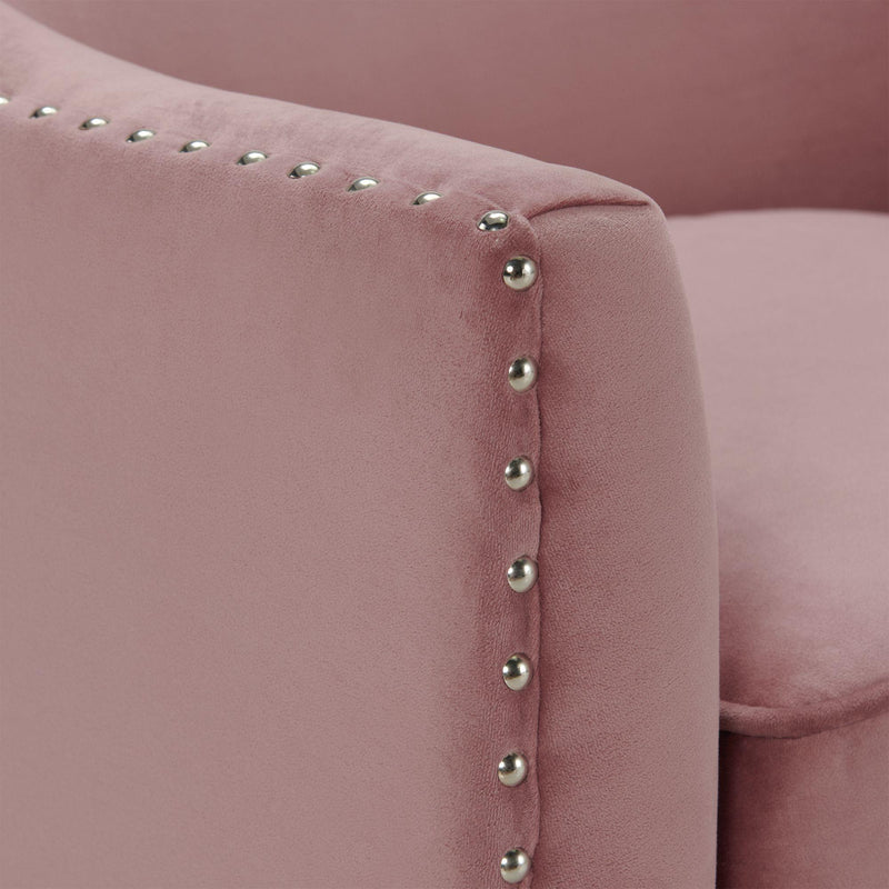  Elements International Dinah 1539B Chair In Broadway Blush IMAGE 5