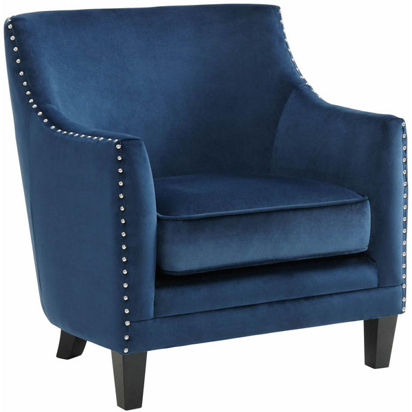  Elements International Dinah 1539B Chair In Broadway Navy IMAGE 1