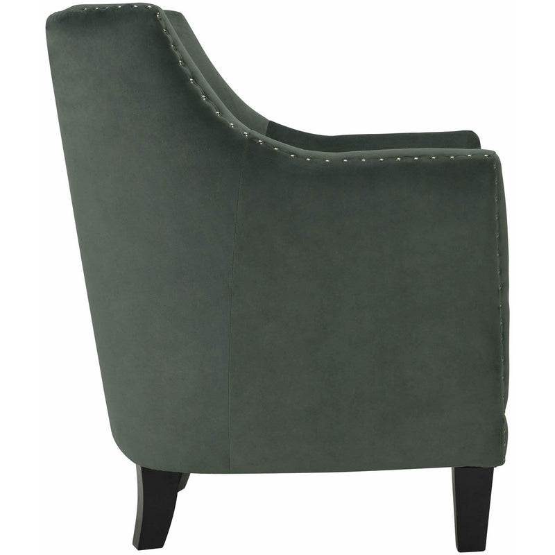  Elements International Dinah 1539B Chair In Broadway Gun Metal IMAGE 3