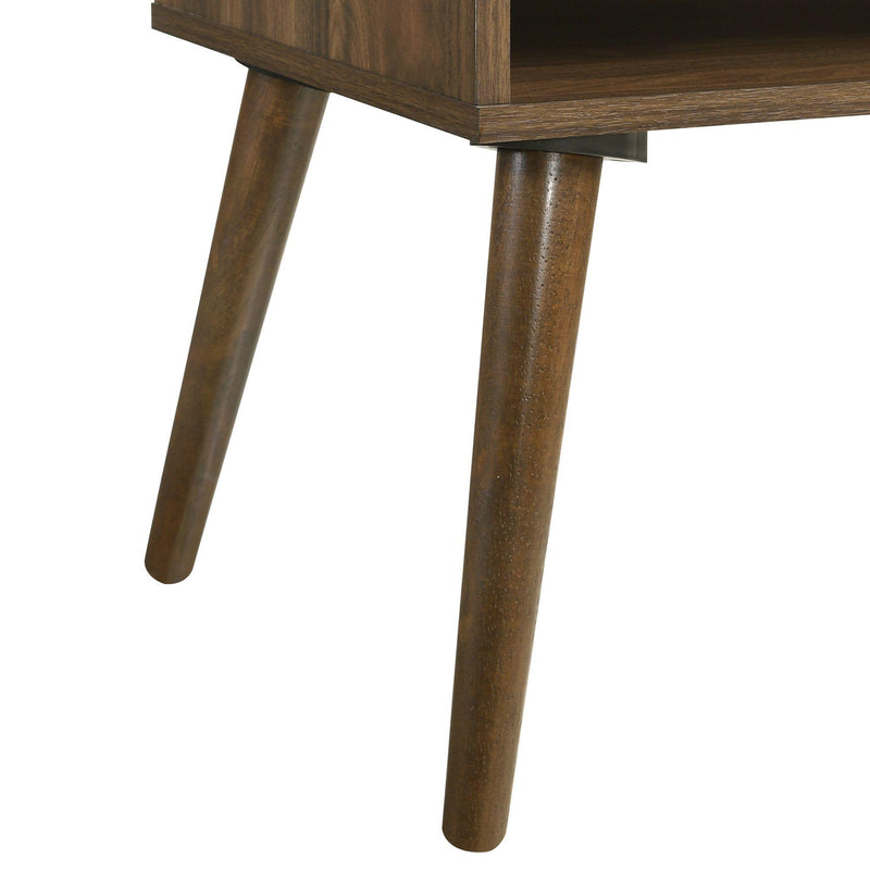  Elements International Coyote Queen Bed W/Carroll Navy w/Two End Table IMAGE 10
