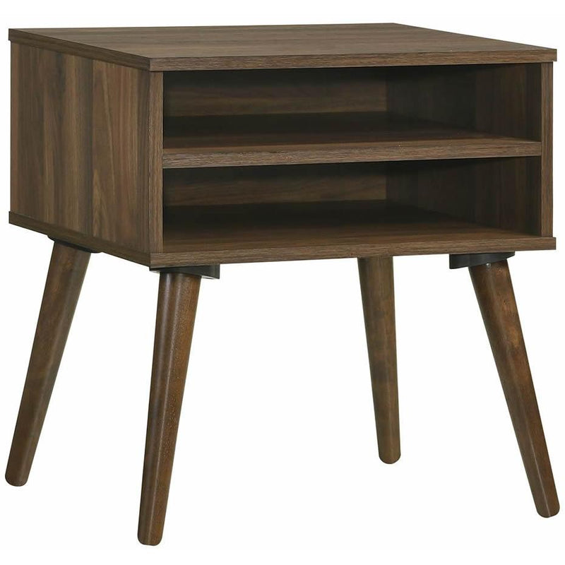  Elements International Coyote Queen Bed W/Carroll Navy w/Two End Table IMAGE 6