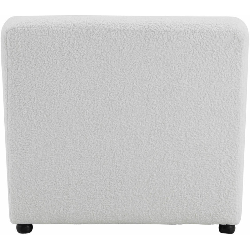  Elements International Exeter Lounger Sheep Skin White IMAGE 4