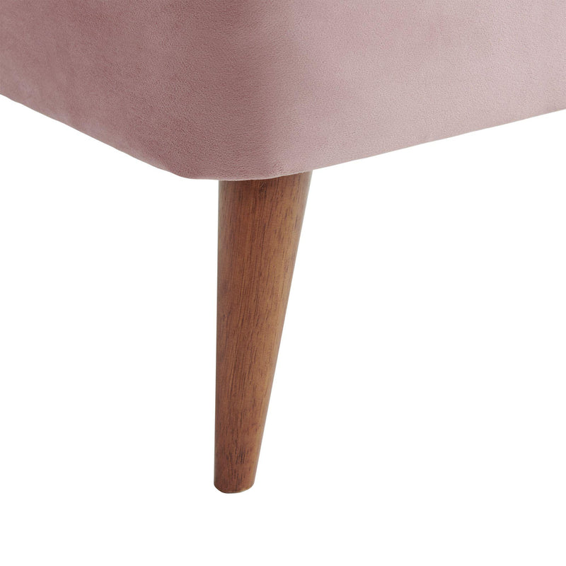  Elements International Joss Chair 1 w/Walnut Wood Legs Broadway Blush IMAGE 5