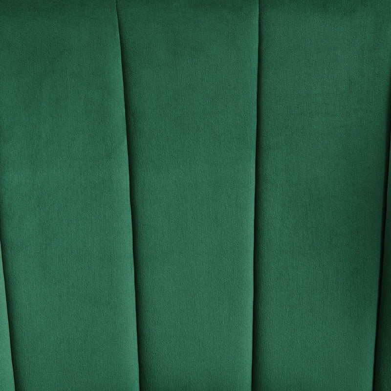  Elements International Joss Chair 1 w/Walnut Wood Legs Broadway Emerald IMAGE 7