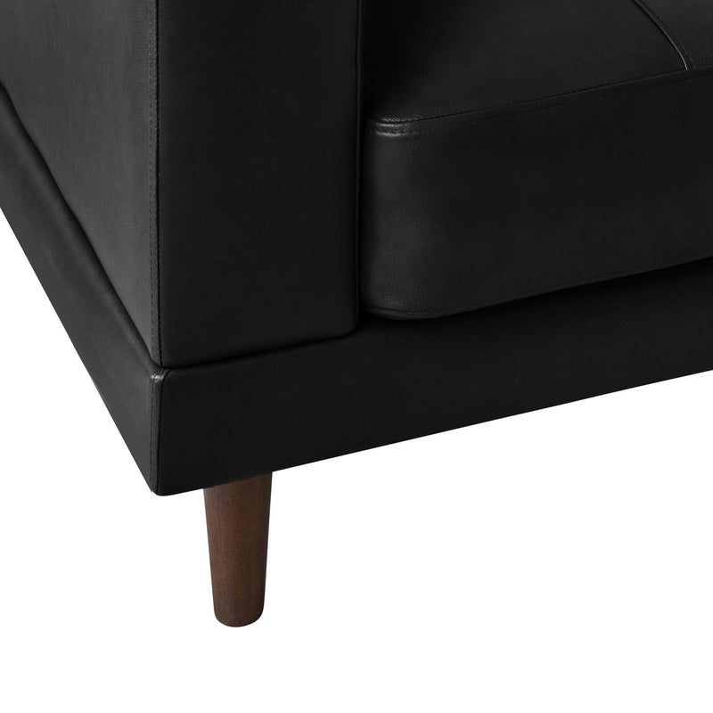  Elements International Hampton Chair in Fiero Black IMAGE 5