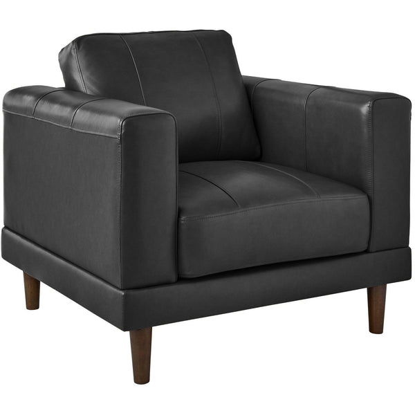  Elements International Hampton Chair in Fiero Charcoal IMAGE 1