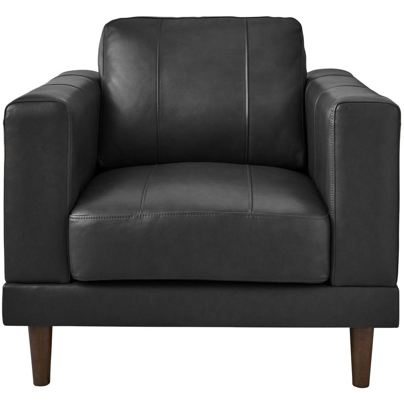  Elements International Hampton Chair in Fiero Charcoal IMAGE 2