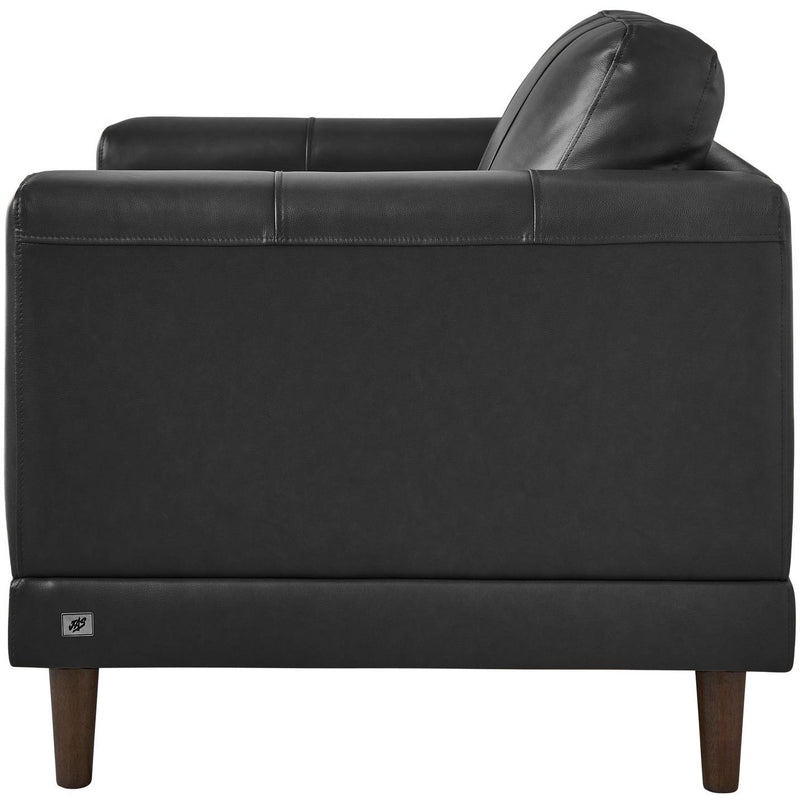  Elements International Hampton Chair in Fiero Charcoal IMAGE 3
