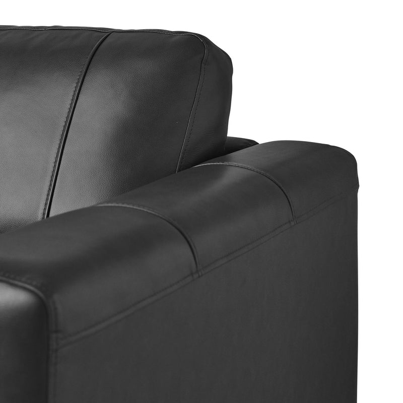  Elements International Hampton Chair in Fiero Charcoal IMAGE 4