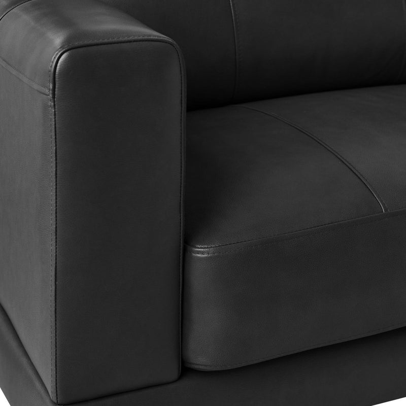  Elements International Hampton Chair in Fiero Charcoal IMAGE 5