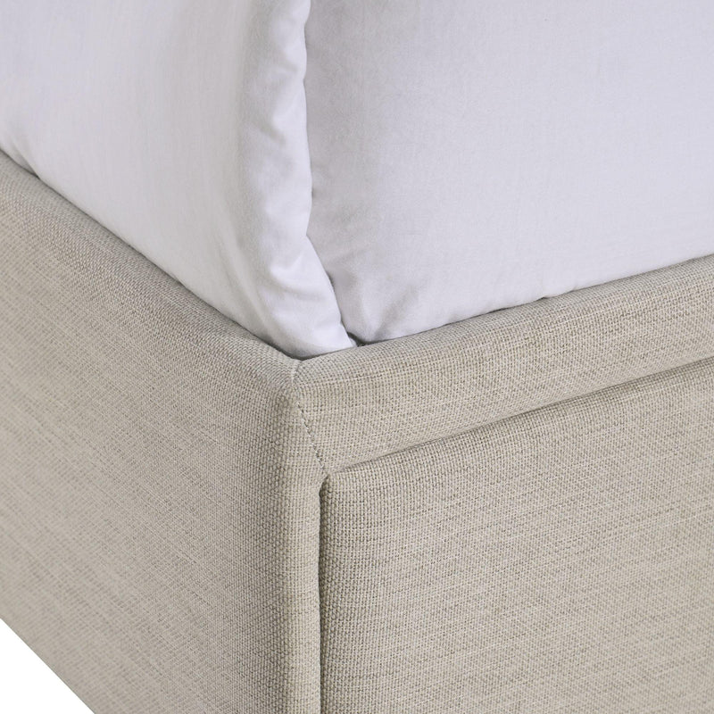  Elements International Hacienda Queen Storage Bed W/Tacoma Oak White CM 001 IMAGE 6