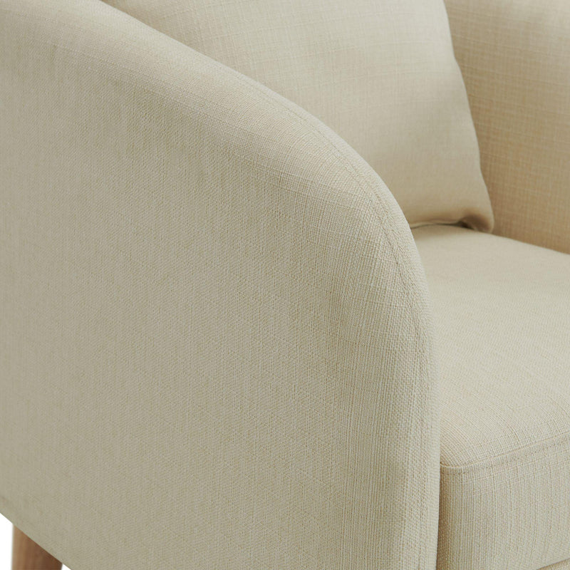  Elements International Joss Chair 2 w/Natural Wood Legs Aria Natural IMAGE 6