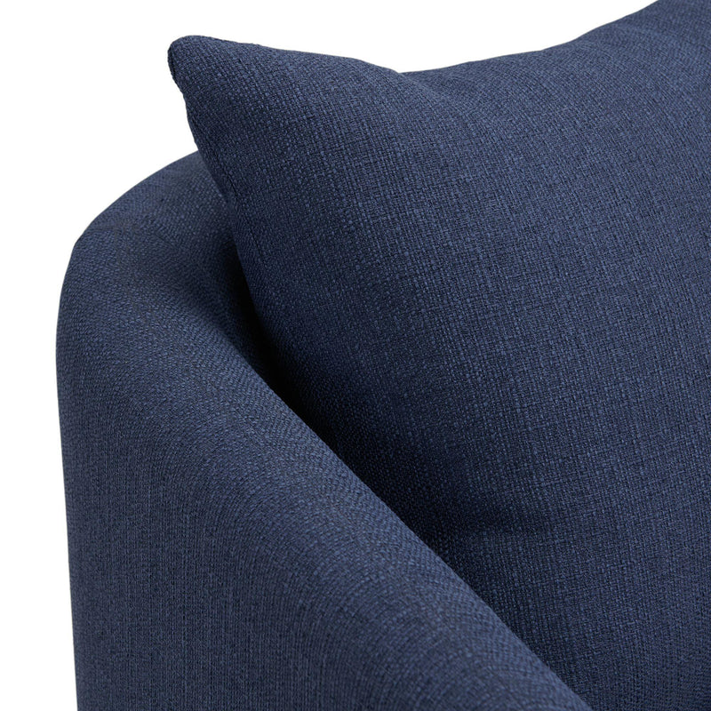  Elements International Joss Chair 2 w/Natural Wood Legs Aria Blue IMAGE 5