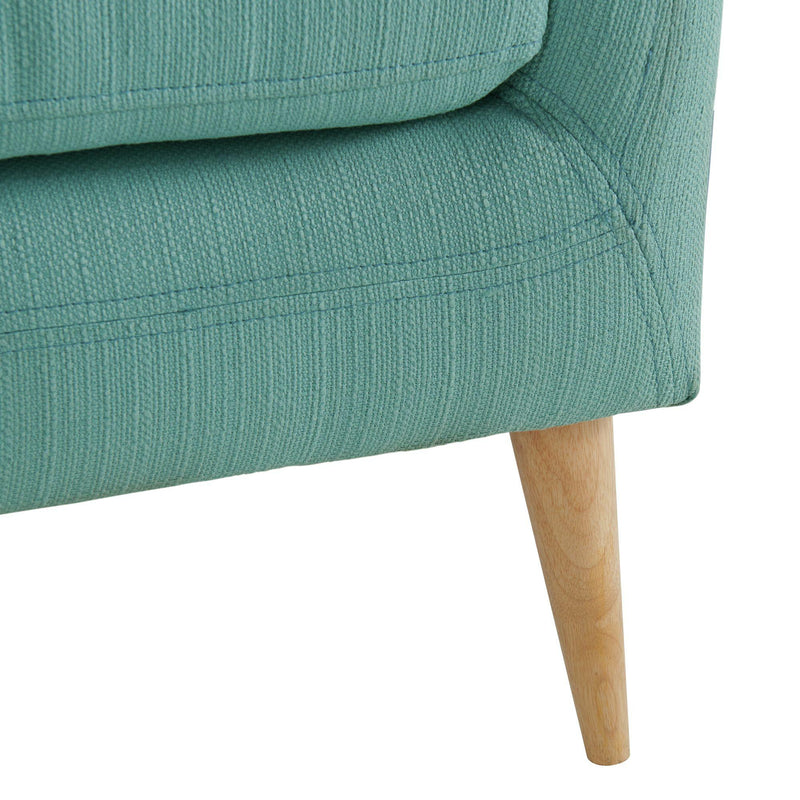  Elements International Joss Chair 2 w/Natural Wood Legs Aria Green IMAGE 7