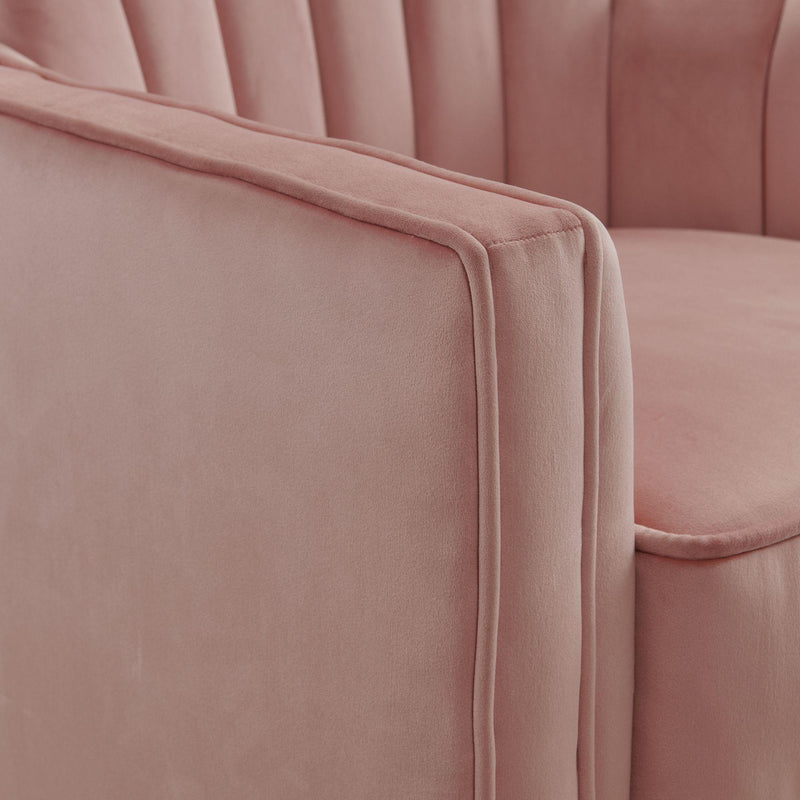  Elements International Loden Swivel Chair in Royale Blush - 3A IMAGE 5