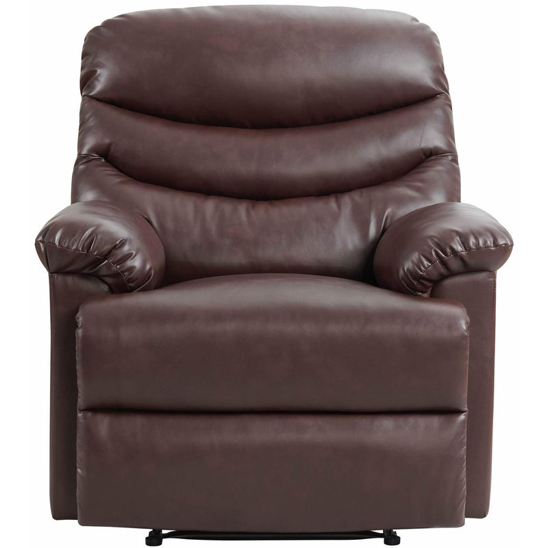  Elements International Palmdale 91491 Power Recliner Pu Red/brown IMAGE 2