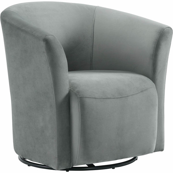  Elements International Rocket 6273 Swivel Chair In Broadway Gun Metal IMAGE 1