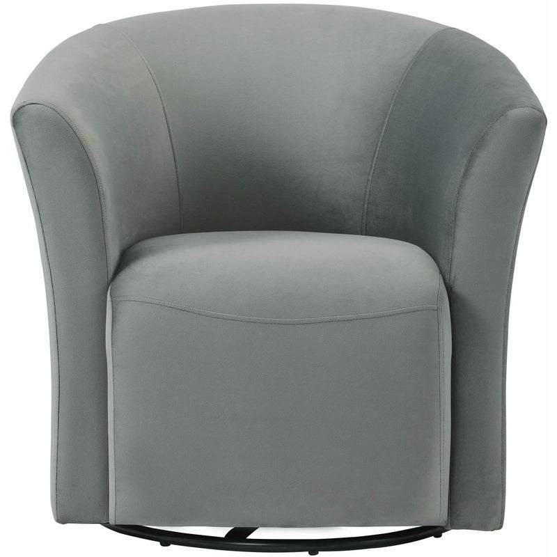  Elements International Rocket 6273 Swivel Chair In Broadway Gun Metal IMAGE 2