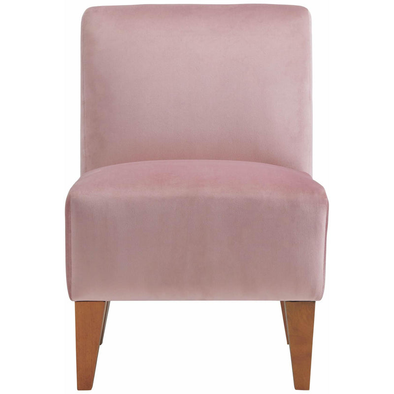  Elements International Scarlett Slipper Chair In Broadway Blush IMAGE 2
